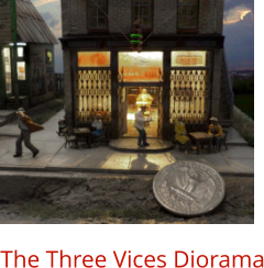 The Three Vices Diorama