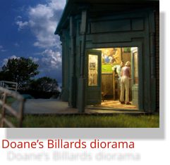 Doane’s Billards diorama