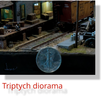Triptych diorama